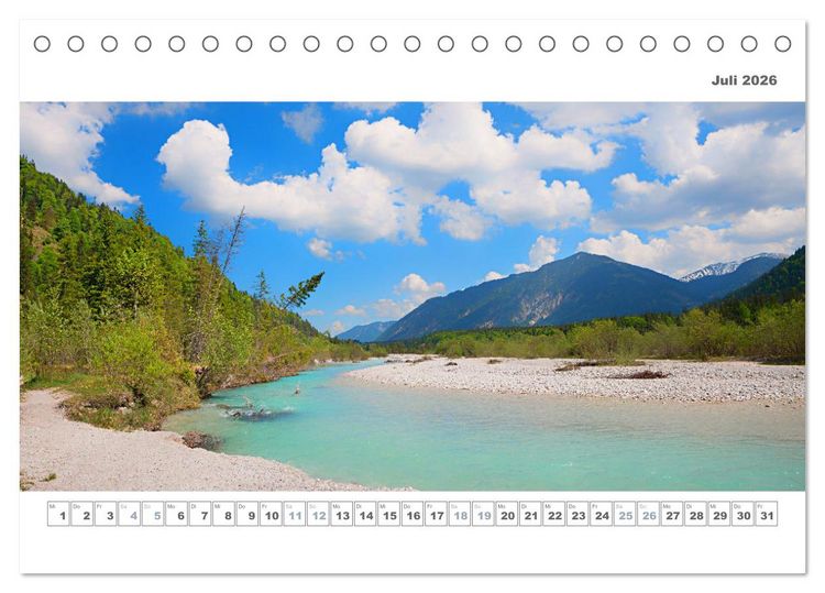 Produktbild: Ab in die Berge - Aussichtspl&auml;tze in den M&uuml;nchner Hausbergen (Tischkalender 2026 DIN A5 quer), CALVENDO Monatskalender