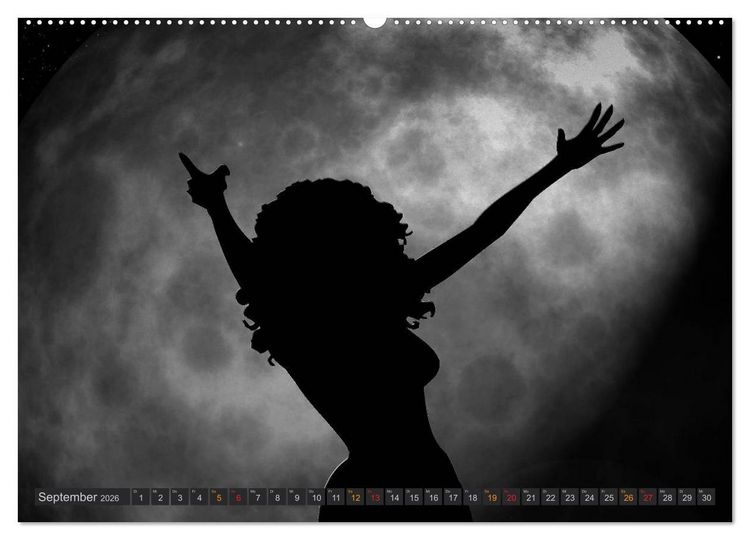 Produktbild: Sonne und Mond - faszinierend und anziehend (Wandkalender 2026 DIN A2 quer), CALVENDO Monatskalender