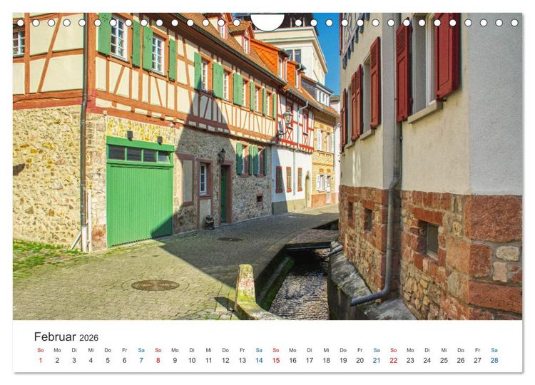 Produktbild: Weinheim - Eine Perle an der Bergstra&szlig;e (Wandkalender 2026 DIN A4 quer), CALVENDO Monatskalender
