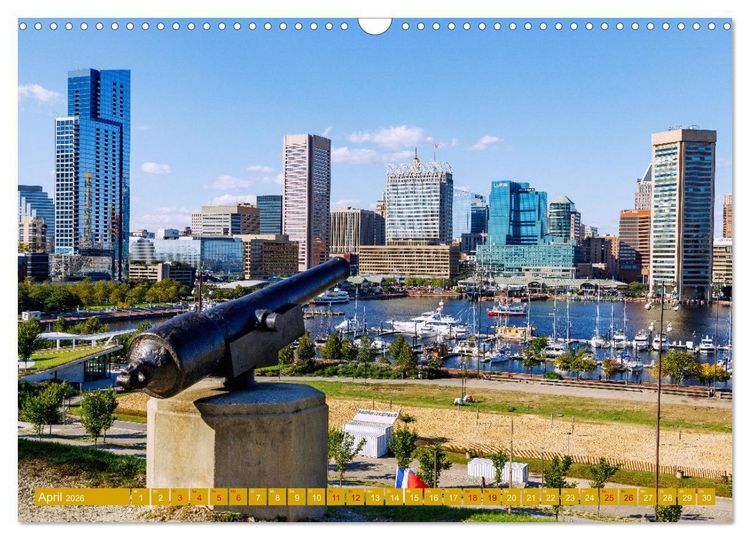 Produktbild: Baltimore. Maritimer Charme an der Ostk&uuml;ste der USA (Wandkalender 2026 DIN A3 quer), CALVENDO Monatskalender