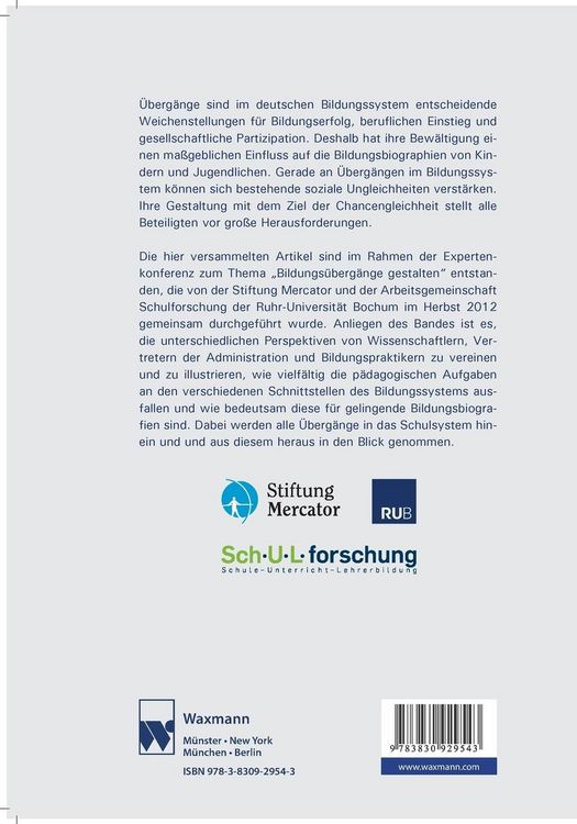 Produktbild: Bildungs&uuml;berg&auml;nge gestalten