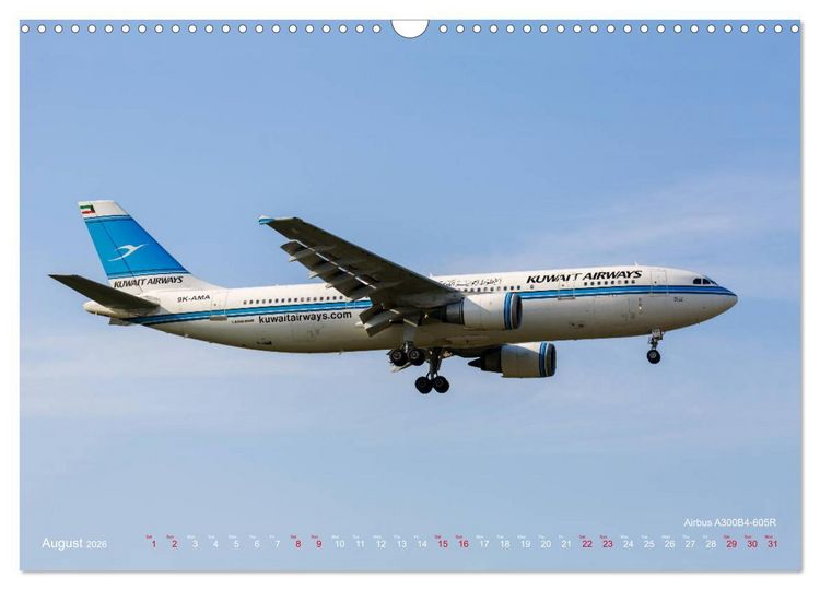 Produktbild: Airliners of the Middle East (Wall Calendar 2026 DIN A3 landscape), CALVENDO 12 Month Wall Calendar