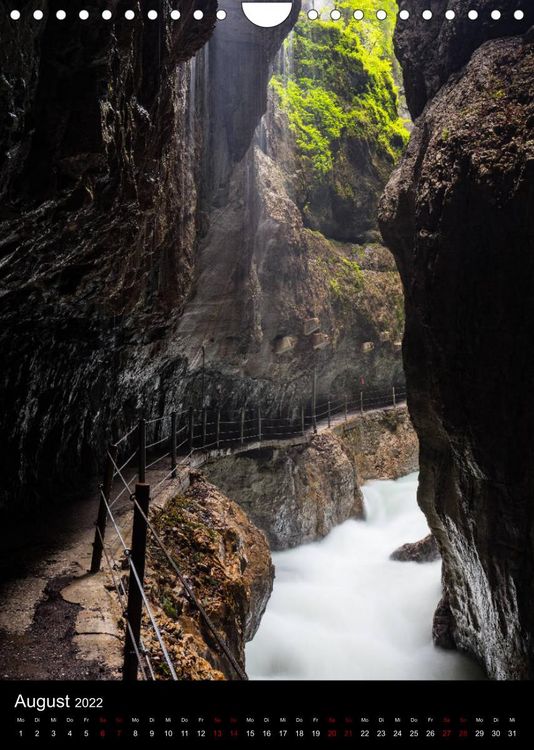 Produktbild: Impressionen aus der Partnachklamm (Wandkalender 2022 DIN A4 hoch)