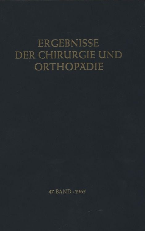 Produktbild: Ergebnisse der Chirurgie und Orthop&auml;die