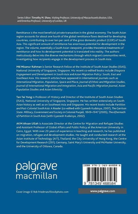 Produktbild: Migrant Remittances in South Asia