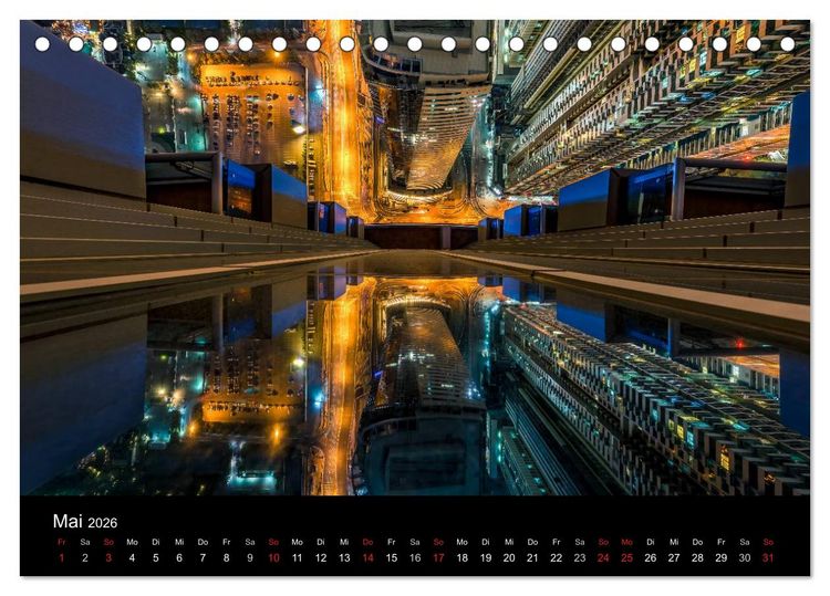 Produktbild: Dubai in Bildern (Tischkalender 2026 DIN A5 quer), CALVENDO Monatskalender
