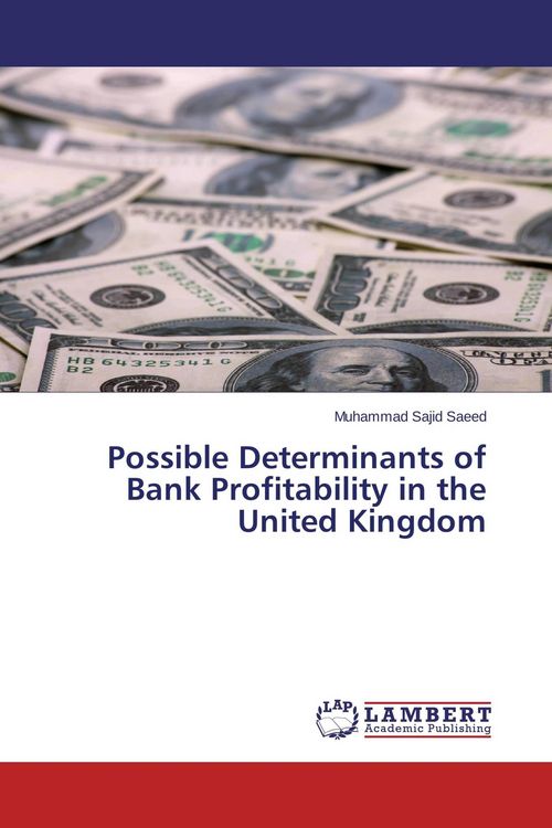 Produktbild: Possible Determinants of Bank Profitability in the United Kingdom