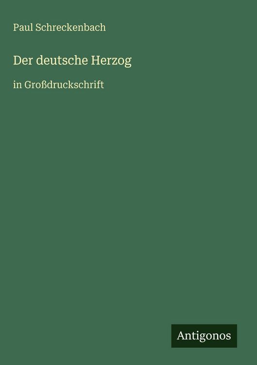 Produktbild: Der deutsche Herzog
