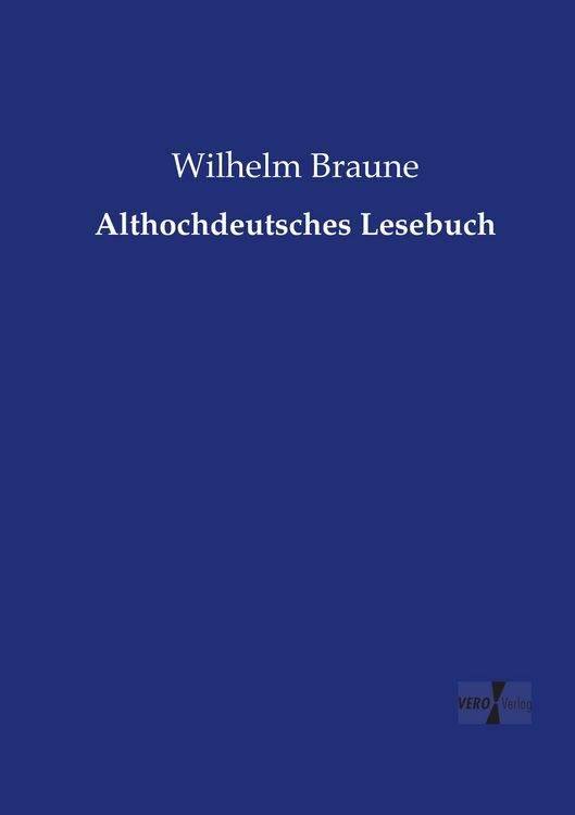 Produktbild: Althochdeutsches Lesebuch