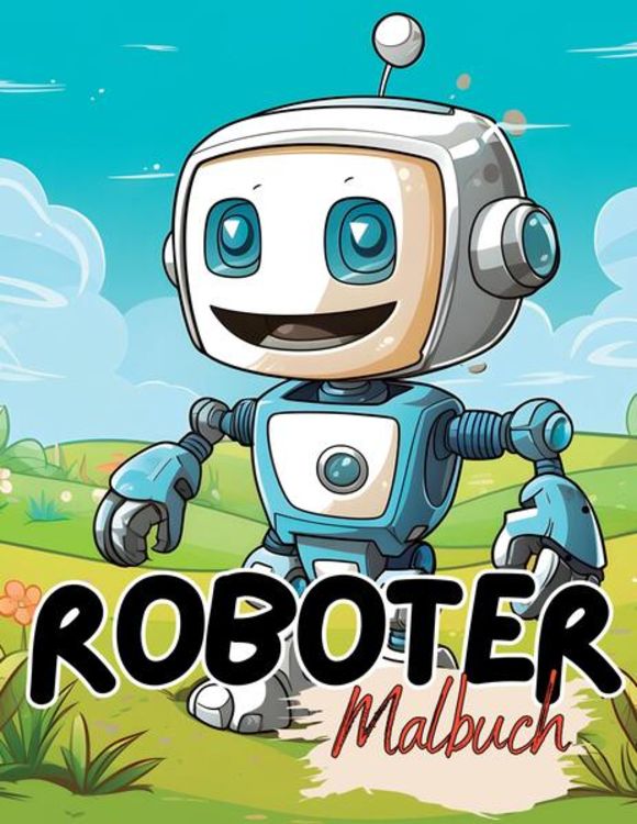 Produktbild: Malbuch Roboter