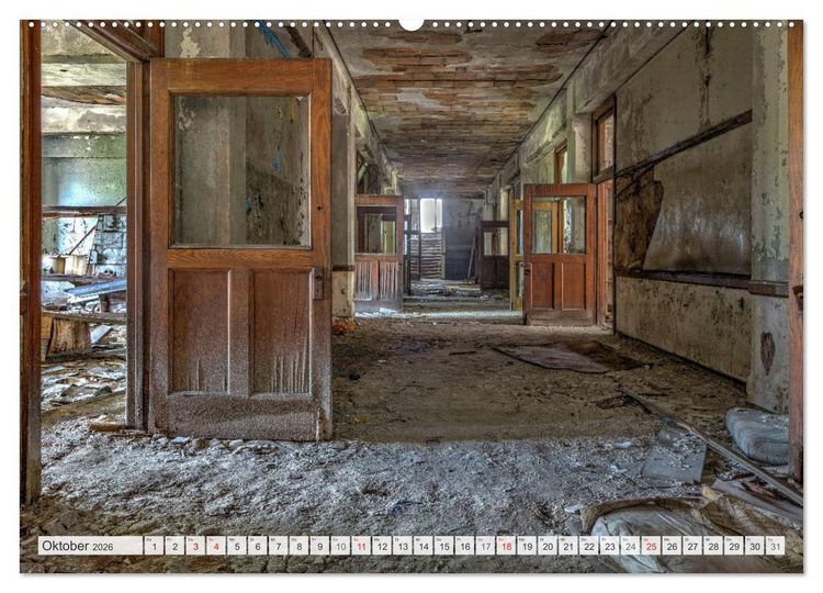 Produktbild: Detroit - Modern Ruins (hochwertiger Premium Wandkalender 2026 DIN A2 quer), Kunstdruck in Hochglanz