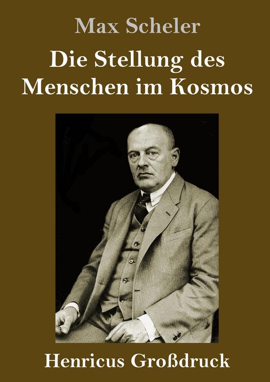 Produktbild: Die Stellung des Menschen im Kosmos (Gro&szlig;druck)