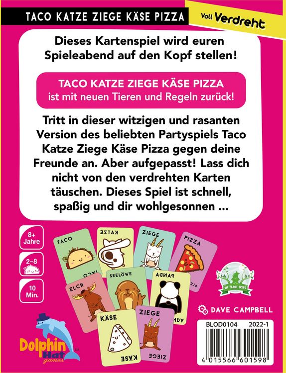 Produktbild: Blue Orange - Taco Katze Ziege Käse Pizza Voll Verdreht