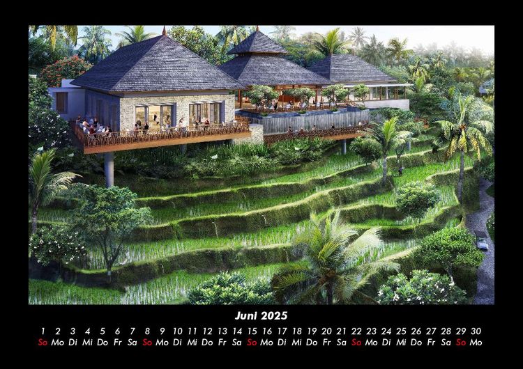 Produktbild: Bali 2025 Fotokalender DIN A3