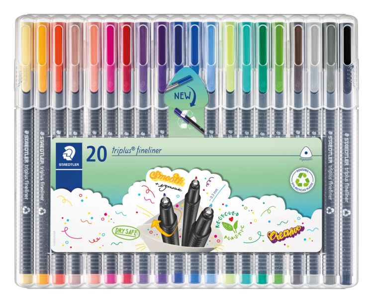Produktbild: STAEDTLER triplus fineliner 334 Fineliner, 20er Set, 334 SB20