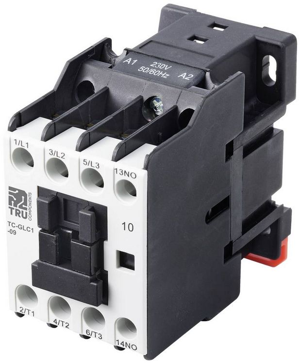 Produktbild: TRU COMPONENTS TC-GLC1-09 230V Sch&uuml;tz 3 Schlie&szlig;er 4kW 230 V/AC 9A 1St.