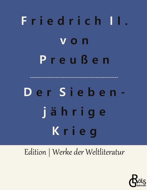 Produktbild: Der Siebenj&auml;hrige Krieg