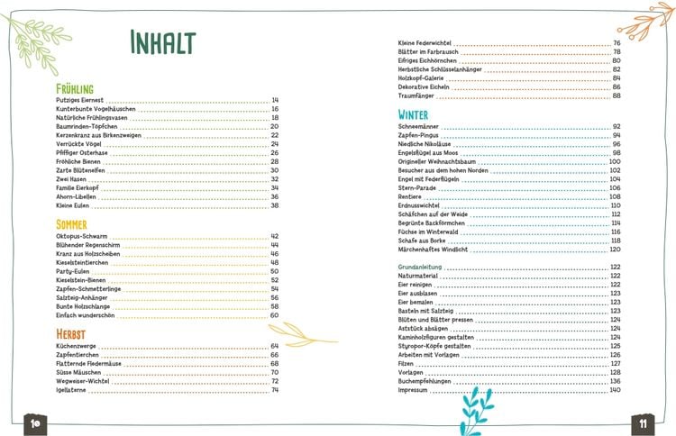Produktbild: Familienbastelbuch Natur