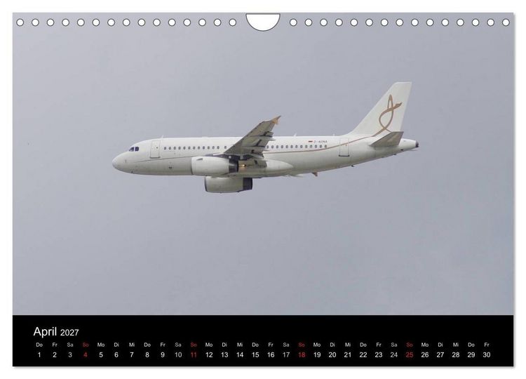 Produktbild: Deutsche Airlines (Wandkalender 2027 DIN A4 quer), CALVENDO Monatskalender