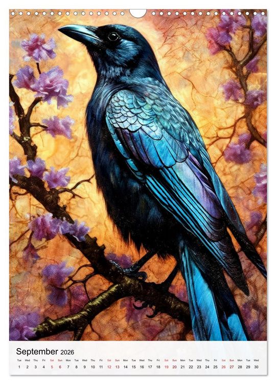 Produktbild: Birds in Living Color (Wall Calendar 2026 DIN A3 portrait), CALVENDO 12 Month Wall Calendar