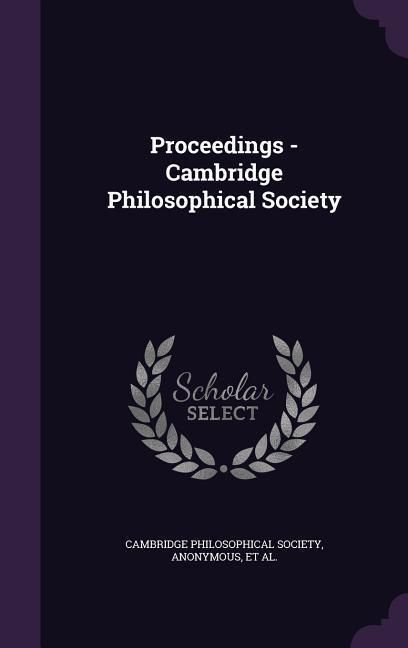 Produktbild: Proceedings - Cambridge Philosophical Society