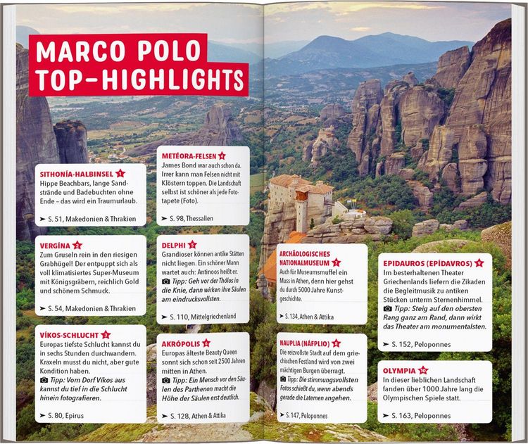 Produktbild: MARCO POLO Reisef&uuml;hrer Griechenland Festland