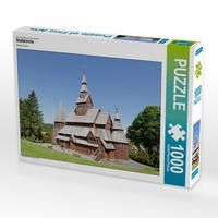 Produktbild: CALVENDO Puzzle Stabkirche | 1000 Teile Lege-Gr&ouml;&szlig;e 64x48cm Foto-Puzzle f&uuml;r gl&uuml;ckliche Stunden