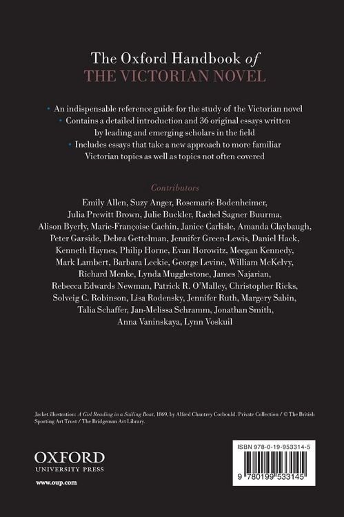 Produktbild: The Oxford Handbook of the Victorian Novel
