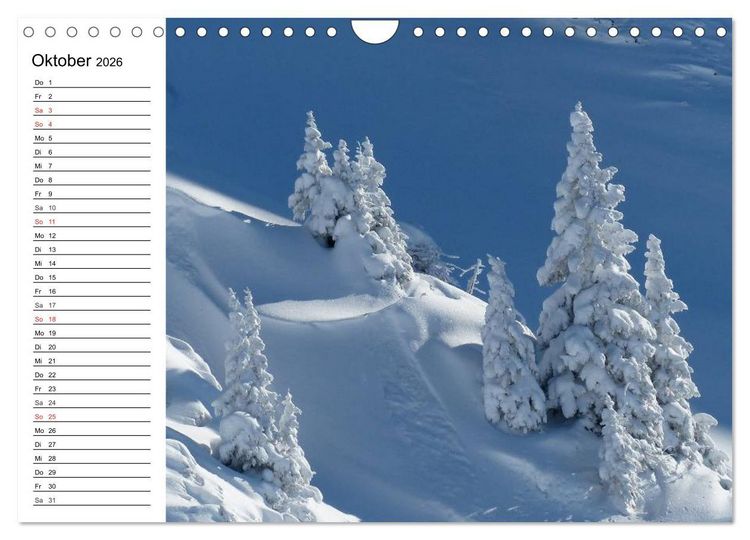 Produktbild: Winterm&auml;rchen. Landschaften im Schnee (Wandkalender 2026 DIN A4 quer), CALVENDO Monatskalender