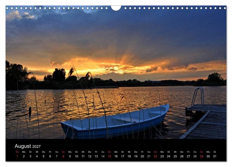 Produktbild: Pl&ouml;n - die Stadt am See (Wandkalender 2027 DIN A3 quer), CALVENDO Monatskalender