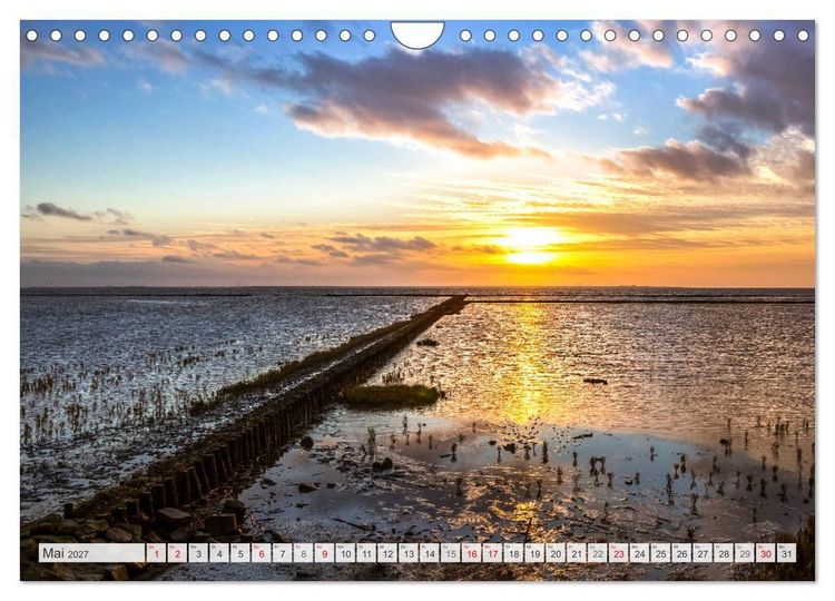 Produktbild: OSTFRIESLAND Wundervolle Halbinsel am Wattenmeer (Wandkalender 2027 DIN A4 quer), CALVENDO Monatskalender