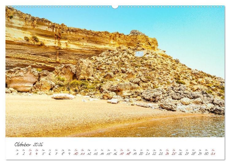 Produktbild: Rhodos - Die faszinierende Insel in der &Auml;g&auml;is (hochwertiger Premium Wandkalender 2026 DIN A2 quer), Kunstdruck in Hochglanz