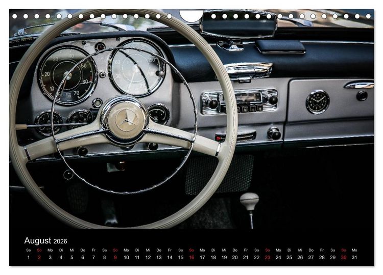 Produktbild: Oldtimer inside (Wandkalender 2026 DIN A4 quer), CALVENDO Monatskalender