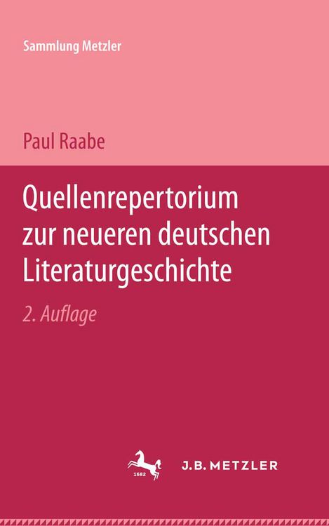 Produktbild: Quellenrepertorium zur neueren deutschen Literaturgeschichte