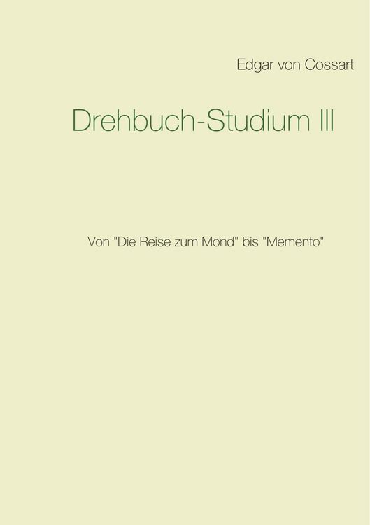 Produktbild: Drehbuch-Studium