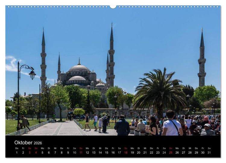 Produktbild: Istanbul - Stadt am Bosporus (Wandkalender 2026 DIN A2 quer), CALVENDO Monatskalender