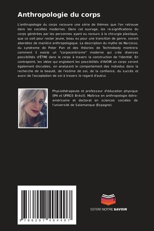 Produktbild: Anthropologie du corps