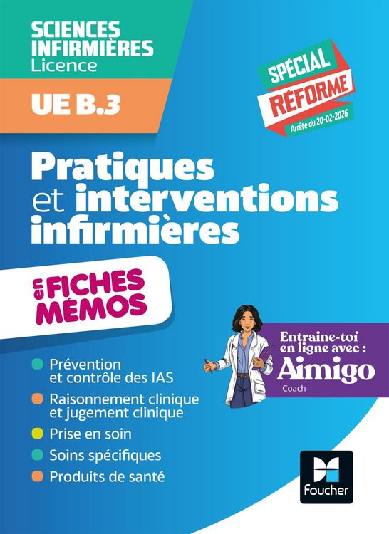 Produktbild: L'UE B3 en fiches m&eacute;mos - Pratiques et interventions infirmi&egrave;res - DEI