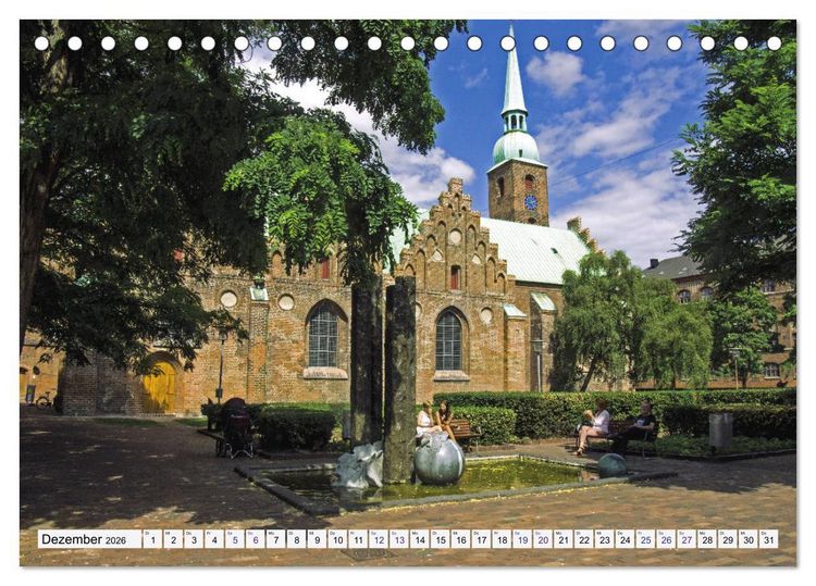Produktbild: Aarhus: Stadt des L&auml;chelns - Kulturhauptstadt D&auml;nemarks (Tischkalender 2026 DIN A5 quer), CALVENDO Monatskalender