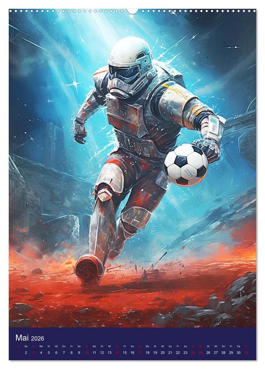 Produktbild: Our future in space. Pulsierendes Leben auf neuen Planeten (Wandkalender 2026 DIN A2 hoch), CALVENDO Monatskalender