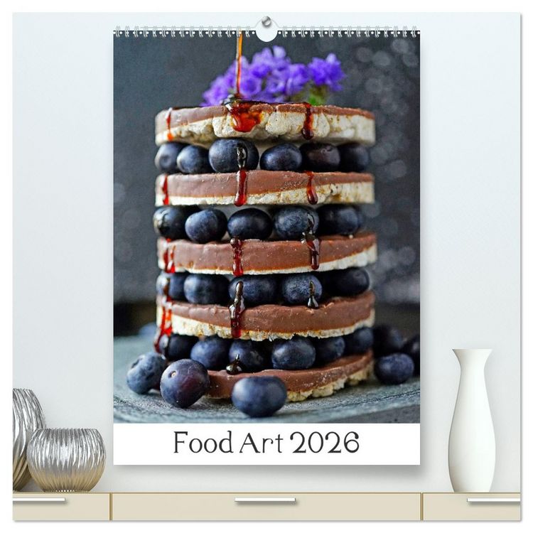 Produktbild: Food Art 2026 (hochwertiger Premium Wandkalender 2026 DIN A2 hoch), Kunstdruck in Hochglanz