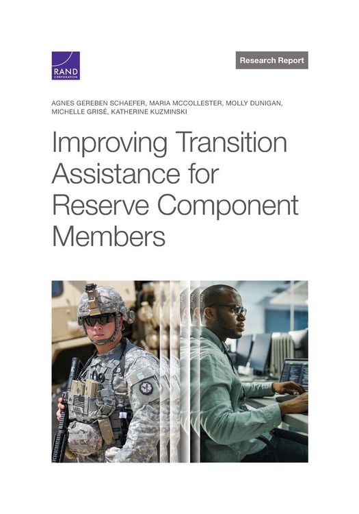 Produktbild: Improving Transition Assistance for Reserve Component Members