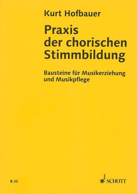 Produktbild: Praxis der chorischen Stimmbildung