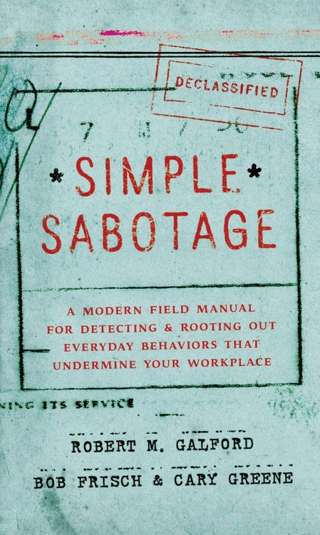 Produktbild: Simple Sabotage