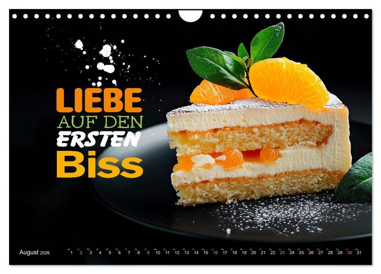 Produktbild: Dessert - Liebe auf den ersten Biss (Wandkalender 2026 DIN A4 quer), CALVENDO Monatskalender