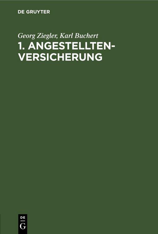 Produktbild: 1. Angestelltenversicherung