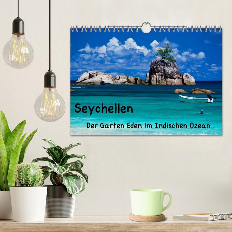 Produktbild: Seychellen - Der Garten Eden im Indischen Ozean (Wandkalender 2026 DIN A4 quer), CALVENDO Monatskalender