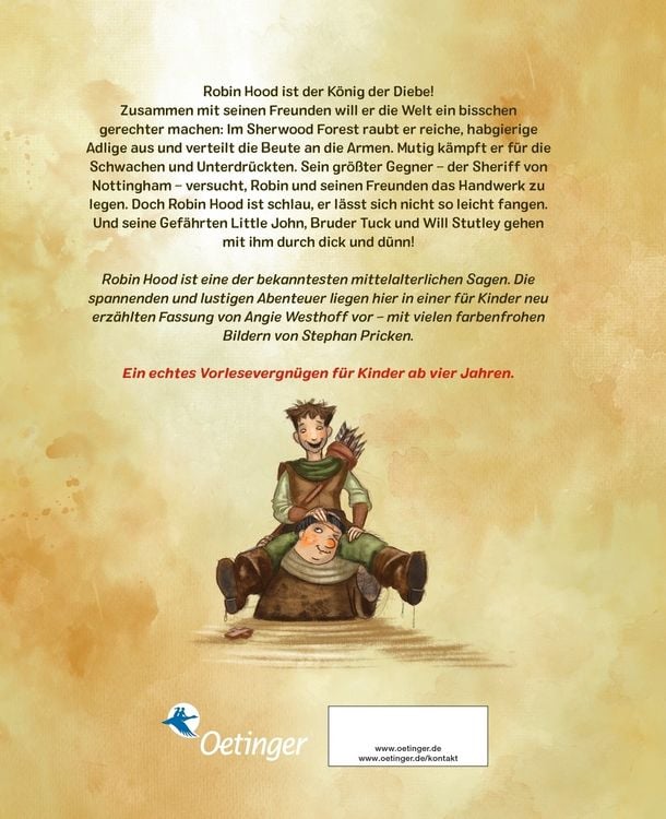 Produktbild: Klassiker zum Vorlesen. Robin Hood