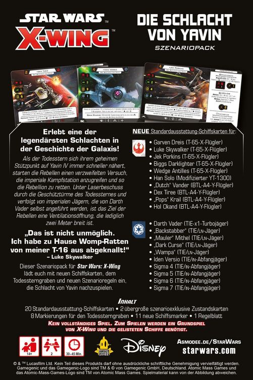 Produktbild: Little, J: Star Wars X-Wing 2. Edition - Schlacht von Yavin