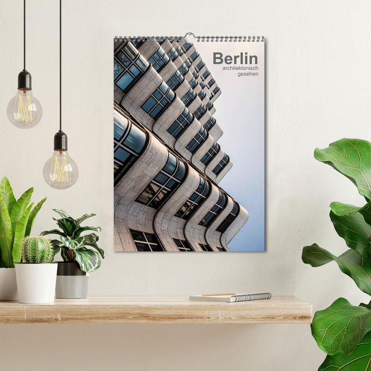 Produktbild: Berlin, architektonisch gesehen (Wandkalender 2026 DIN A3 hoch), CALVENDO Monatskalender